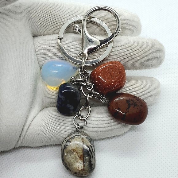 Natural Healing Gemstones Keychain or Purse Charm etc. - Picture 14 of 14
